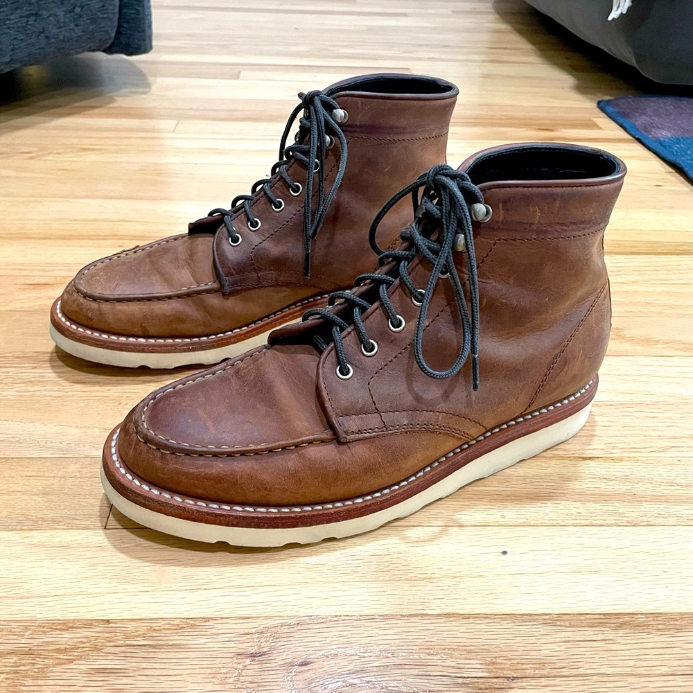 Thursday Boot Company Diplomat Boots Moc Toe Men Sz 8.5